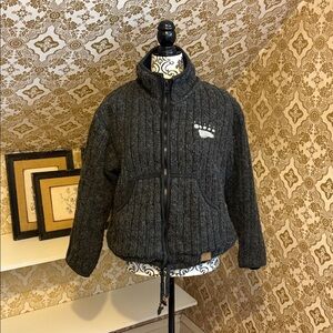 Vintage wool Canadian made  sweater jacket